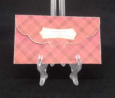 Christmas Bird House - Money Wallet by Joan Prince
