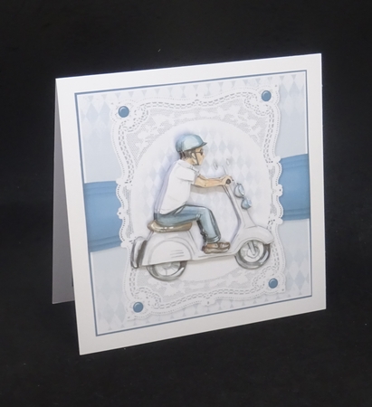 Lace and Male 7x7 No.11 by Joan Prince