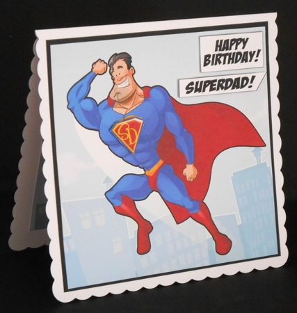 Superdad! 8x8 Quick Card by Joan Prince