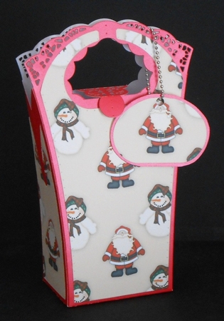 Santa & Snowman Backing Paper by Joan Prince