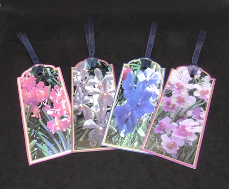 Orchid Bookmarks by Joan Prince