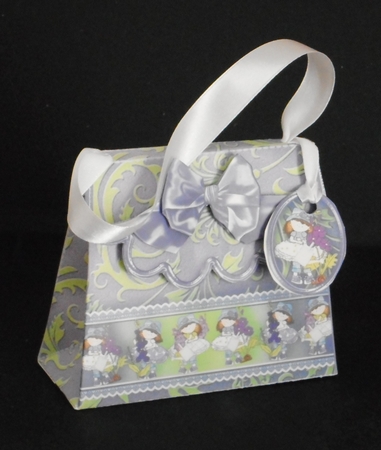 Handbag Gift Box I Love Purple by Joan Prince