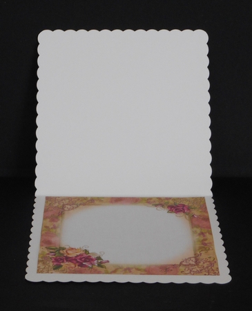 8x8 Vintage Roses for Mothers Day Insert Plate by Joan Prince