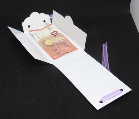 Lilac Petunias & Freesias Gift Card Money Envelope Mini Kit by Joan Prince
