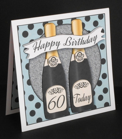 Birthday Champagne 60 Today Mini Kit by Joan Prince