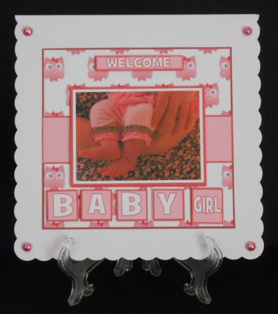 Baby Girl Tiled by Joan Prince