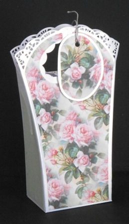 Gorgeous Vintage Pink Roses Backing Papers & Insert Panels by Joan Prince