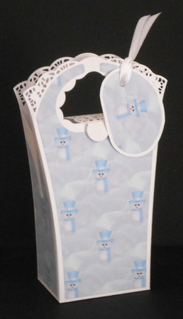 Christmas Snowman Backing Paper by Joan Prince