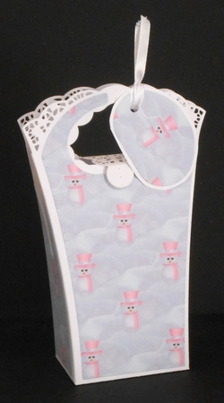 Christmas Snowgirl Backing Paper by Joan Prince
