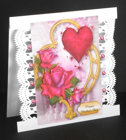 Hearts and Flowers - Twilight Roses by Joan Prince