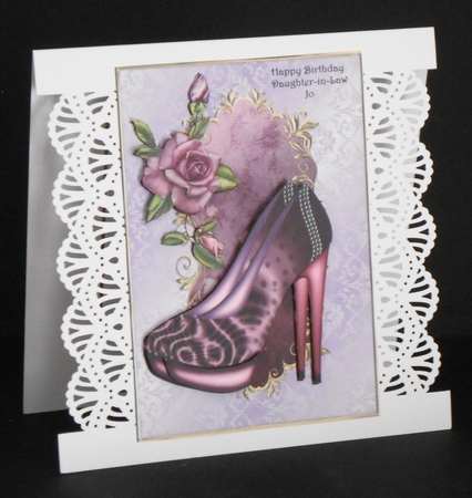 Evening Shoes in Lilac/ Purple by Joan Prince