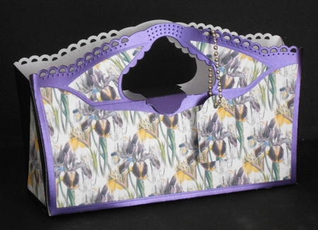 Mixed Irises - Set of 12 Backing Papers by Joan Prince