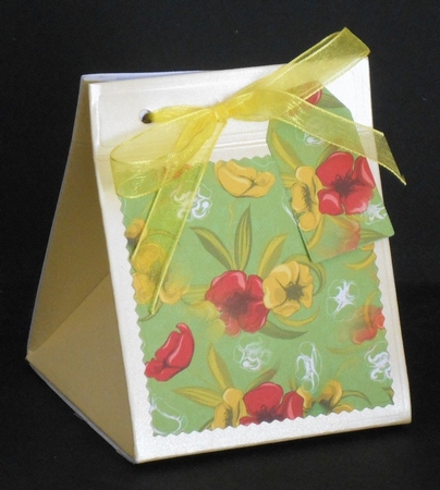 Pink Butterflies & Red Poppy Backing Paper by Joan Prince