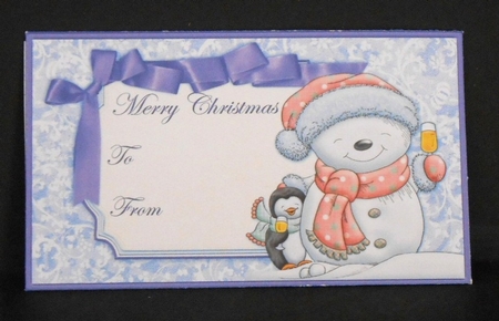 Christmas Cheer Christmas Money Wallet Envelope by Joan Prince
