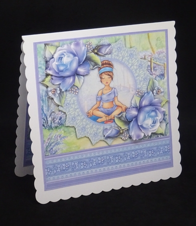 Yoga the Mind Easily Goes Blank Mini Kit & Decoupage by Joan Prince