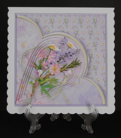 Wild Flowers Teardrop Pyramid Card Mini Kit by Joan Prince