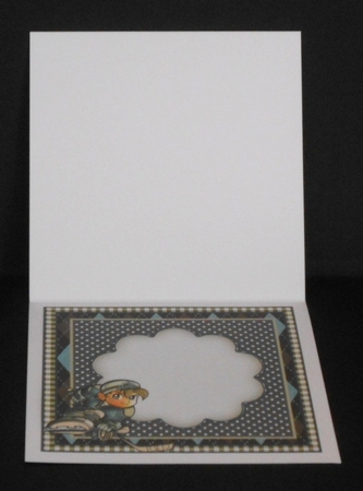 Ice Hockey Card Front Kit by Joan Prince