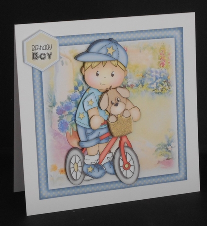 Josh on Bike Mini Kit by Joan Prince
