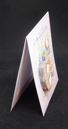 Party Cake Hedgehogs 8x8 Birthday Mini Kit & Decoupage by Joan Prince