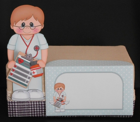 3D on the Shelf Card Kit - Little Doctor Ellis by Joan Prince