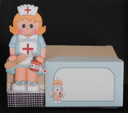 3D on the Shelf Card Kit - Little Nurse by Joan Prince