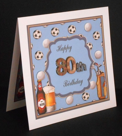 Happy 80th Birthday Topper by Joan Prince