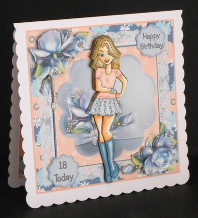 The Teenage Years Card Front Kit by Joan Prince