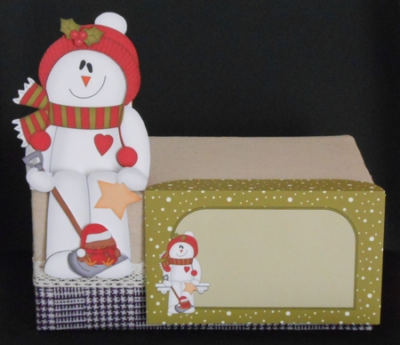 3D on the Shelf Card Kit - Christmas Snowman Rio by Joan Prince