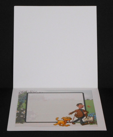 Dog Walking 8x8 Insert by Joan Prince