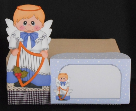 3D on the Shelf Card Kit - Christmas Nativity Boy Angel by Joan Prince