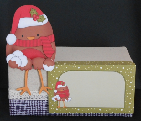 3D on the Shelf Card Kit - Christmas Bobbin Robin by Joan Prince
