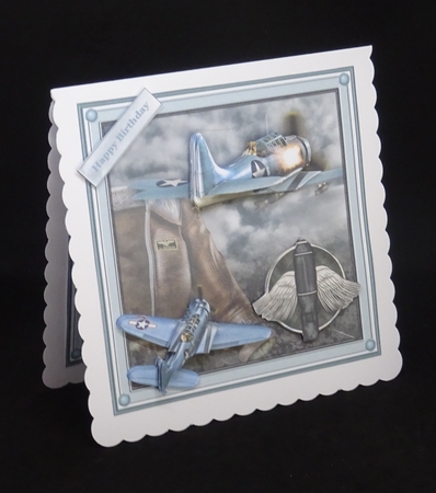 Birthday Flying High Male Decoupage Mini Kit by Joan Prince
