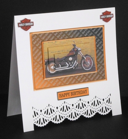 Harley Davidson Pyramid - Any Occasion Card by Joan Prince