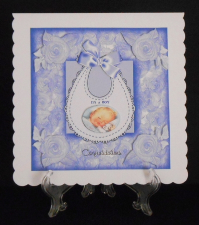 Roses in Baby Blue by Joan Prince