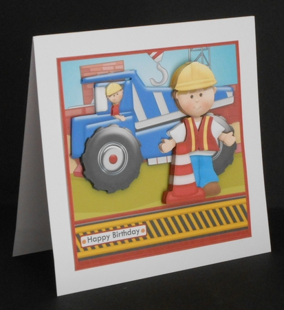 Dumper Truck 7.5 Decoupage Mini Kit for Boys or Men by Joan Prince