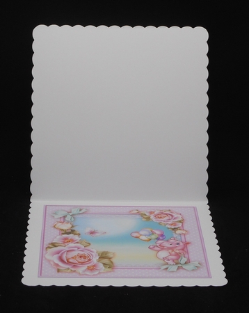 Cute Hippo with Balloons Card Mini Kit by Joan Prince