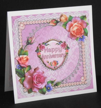 Pretty Pink Ring of Roses Mini Kit by Joan Prince