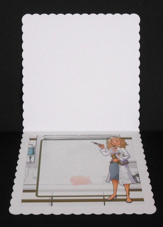 Vet Dudess Blonde 8x8 Insert by Joan Prince