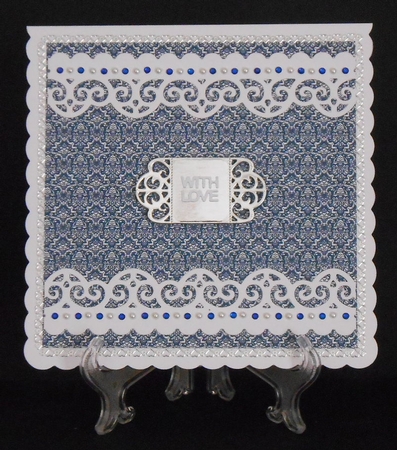 Damask Navy Paper Pack by Joan Prince
