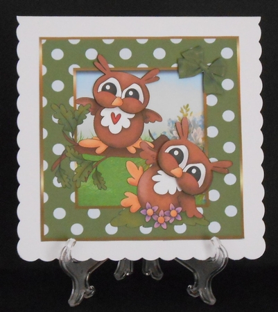 Happy Hoot Day Insert by Joan Prince