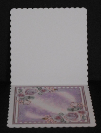 Lilac Rose Verse Card Front Kit by Joan Prince