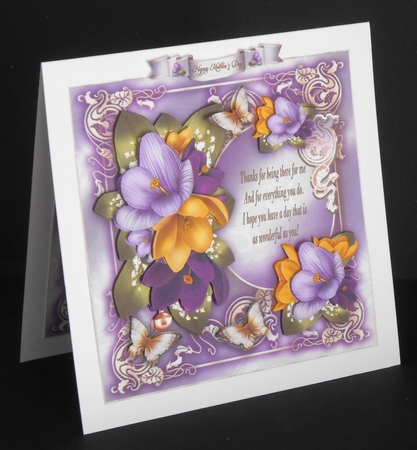 Vintage Crocus Bouquet for All Occasion Mini Kit by Joan Prince