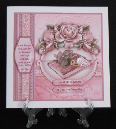 Wedding or Anniversary Bible Rings Roses Dusky Pink Mini Kit by Joan Prince