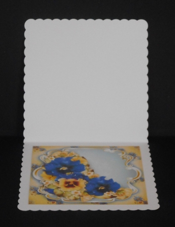 Beautiful Summer Pansies Card Mini Kit by Joan Prince