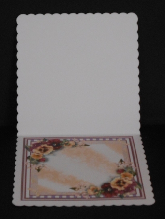 Pansy Verse Card Front Kit by Joan Prince