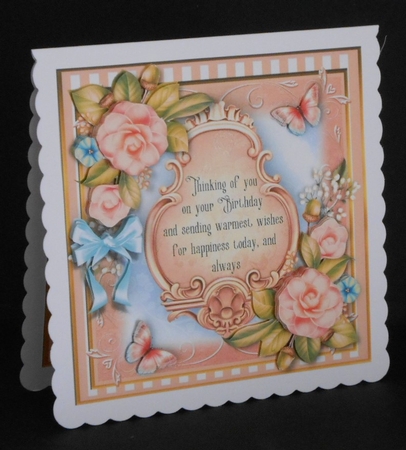 Camelia Verse Card Front Kit by Joan Prince