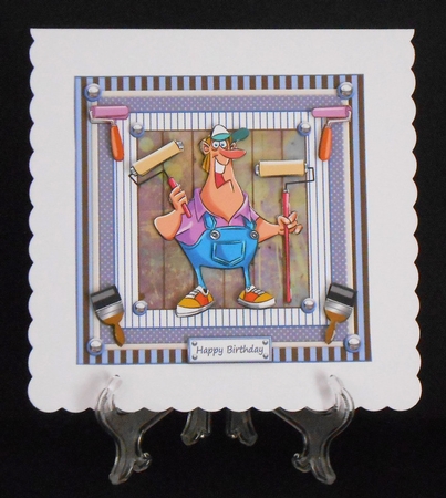 Thank You For Doing A Great Job 7x7ins Topper  by Joan Prince