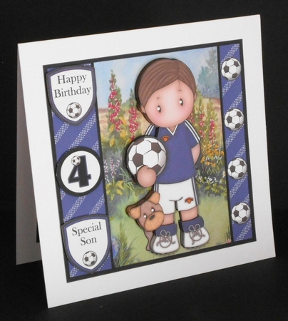 Football Andy Blue Mini Kit with Ages by Joan Prince