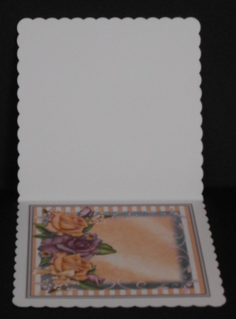 Beautiful Rose Verse Card Front Kit by Joan Prince