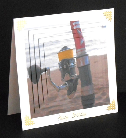 Sea Fishing II - Pyrimage/Pyrimid + Insert & Tag  by Joan Prince